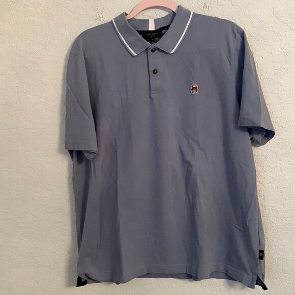 Ted Baker London Short Sleeve Men’s Polo Shirt Size 6 - Picture 1 of 8